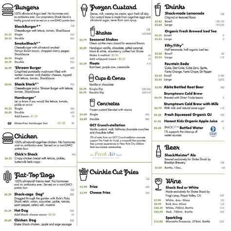 shake shack stl|shake shack menu prices.